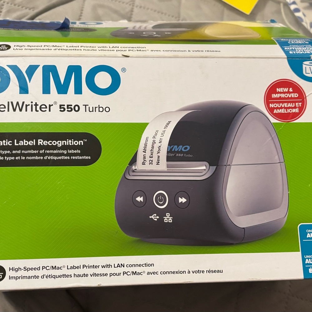 DYMO LabelWriter 550 Turbo in Black and Gray